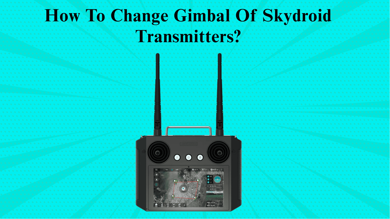 How To Change Gimbal Of Skydroid Transmitters.
