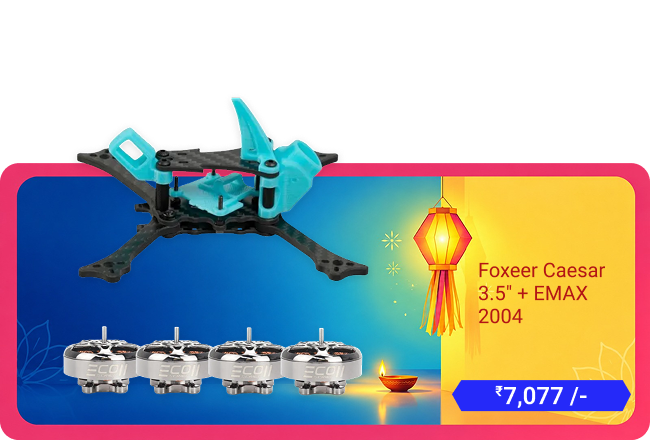 FPV frame and motors combo