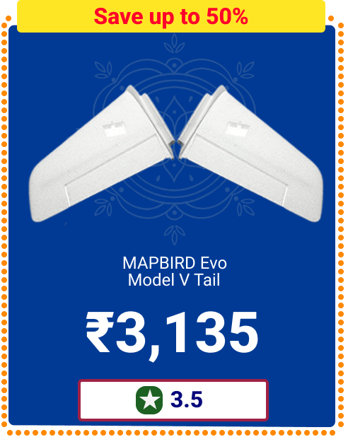 MAPBIRD Evo Model V Tail - Save up to 60% - Rs 3,135