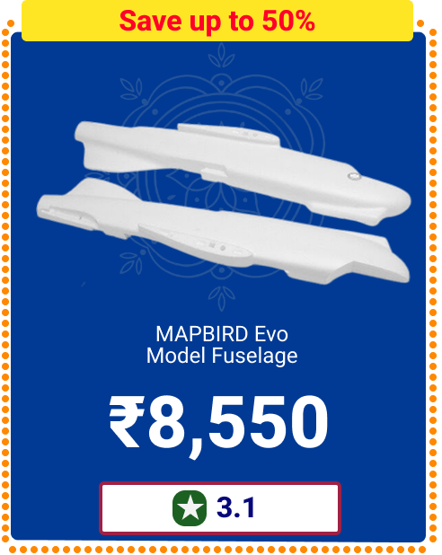 MAPBIRD Evo Model Fuselage - Save up to 60% - Rs 8,550