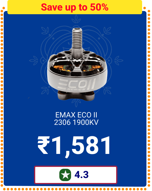 EMAX ECO II 2306 1900KV - Save up to 50% - Rs 1,581