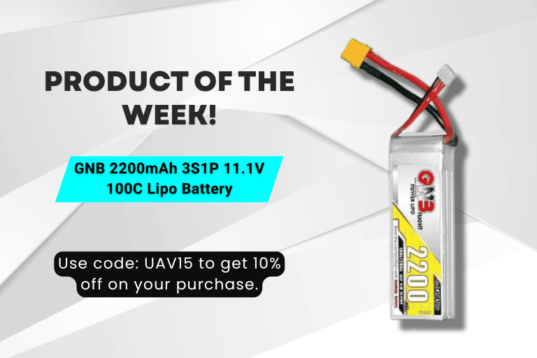 GNB 2200mAh 3S1P 11.1V 100C Lipo Battery