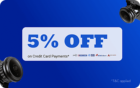 5% off on credit card payments