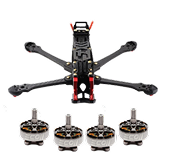 HGLRC Sector D5 O3 5 inch Frame EMAX 2207 2400KV Combo