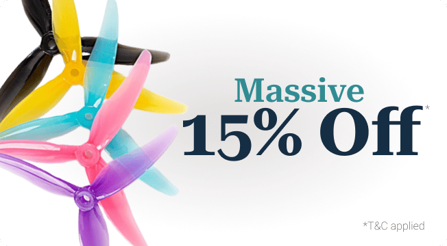 15% off on Drones