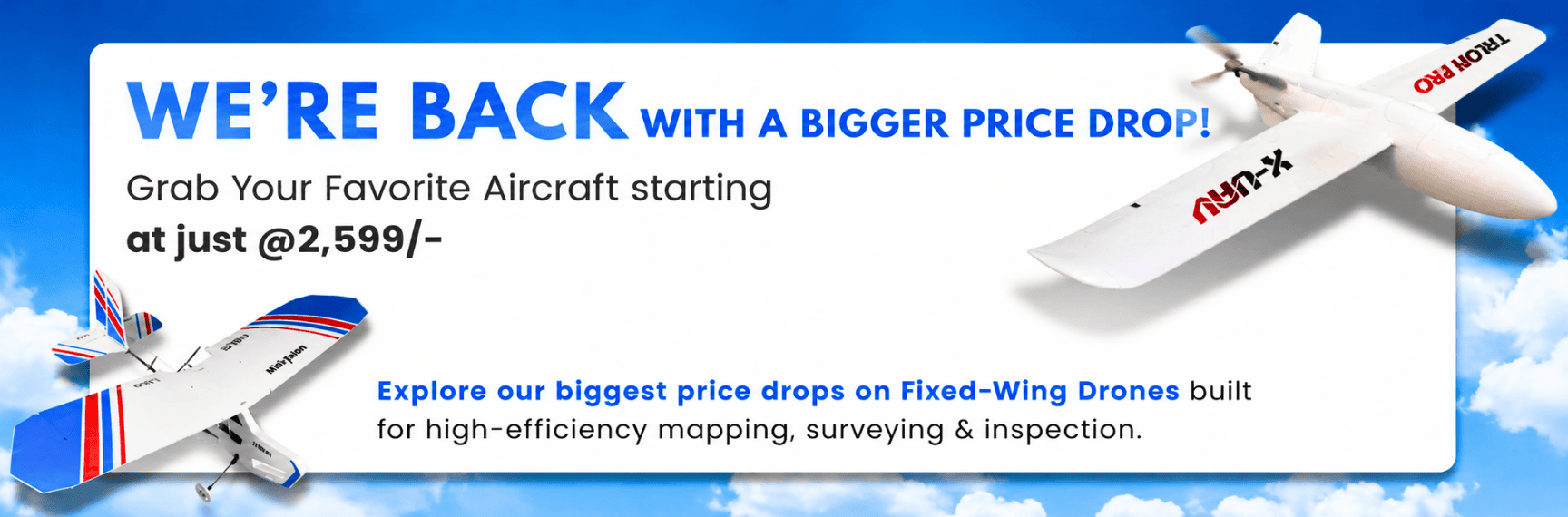 Fixed-Wing Offer