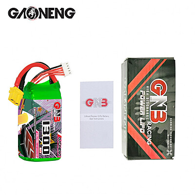 GNB 1300mAh 4S1P 14.8V 120C Lipo Battery GNB 1300mAh 4S1P 14.8V 120C Lipo Battery