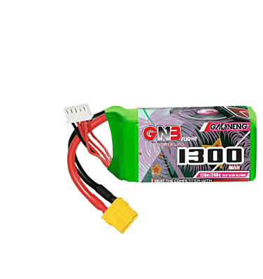 GNB 1300mAh 4S1P 14.8V 120C Lipo Battery GNB 1300mAh 4S1P 14.8V 120C Lipo Battery