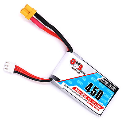 GNB-450MAH 2S1P 7.4V 80C SQUARE TYPE LIPO BATTERY