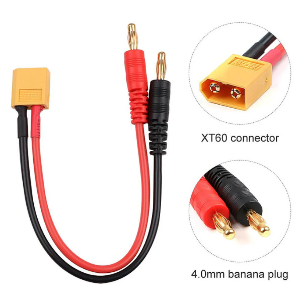 AMASS XT60 to Banana Plug Charge Cable AMASS XT60 to Banana Plug Charge Cable