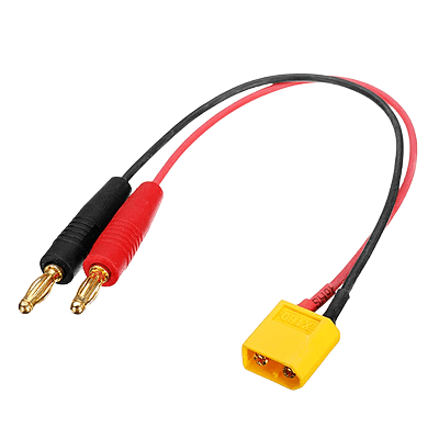 AMASS XT60 to Banana Plug Charge Cable AMASS XT60 to Banana Plug Charge Cable