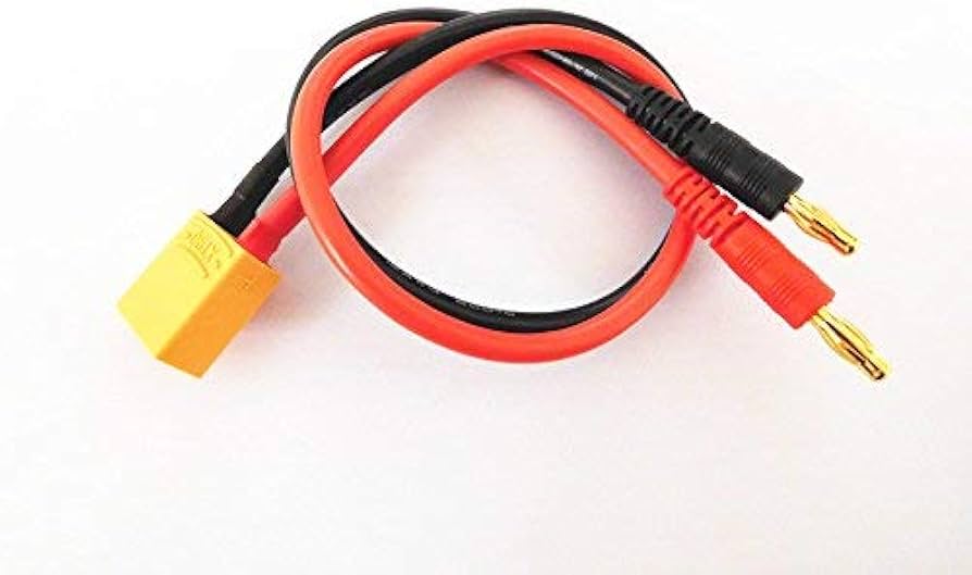 AMASS XT90 to Banana Plug Charge Cable AMASS XT90 to Banana Plug Charge Cable