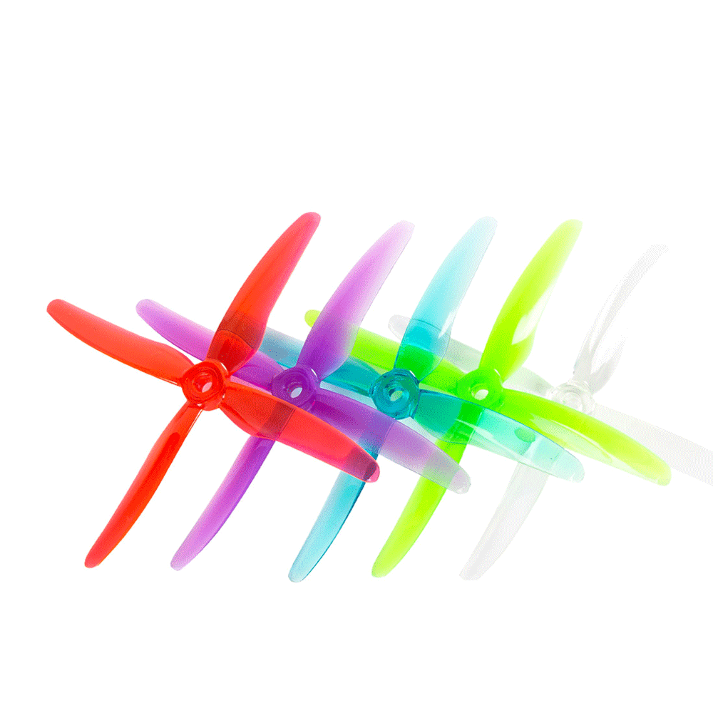 GEMFAN 51455 Hurricane X PC 2L2R 4 Blade Propeller