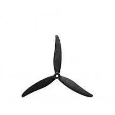 GEMFAN 7035 Black Reinforced Carbon Nylon 2L+2R 3 Blade For Cinelifer & Macro Quad Propeller