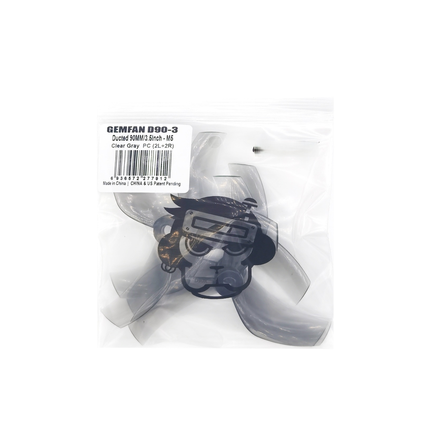 GEMFAN D90 Ducted PC 2L2R M5 3 Blade Propeller GEMFAN D90 Ducted PC 2L2R M5 3 Blade Propeller