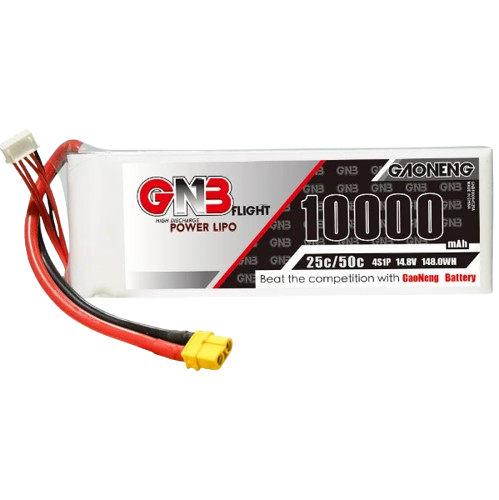 GNB 10000mAh 4S1P 14.8V 25C Lipo Battery GNB 10000mAh 4S1P 14.8V 25C Lipo Battery