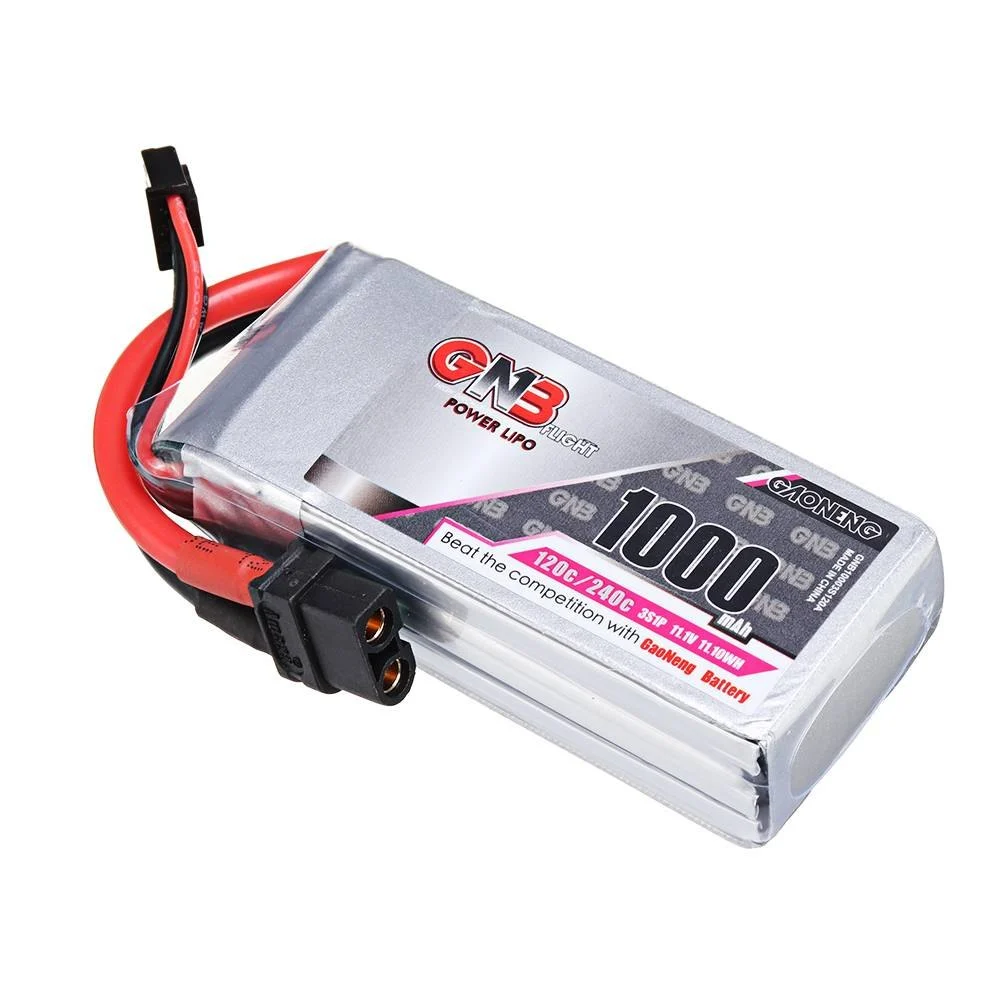 GNB 1000mAh 3S1P 11.1V 120C Lipo Battery GNB 1000mAh 3S1P 11.1V 120C Lipo Battery