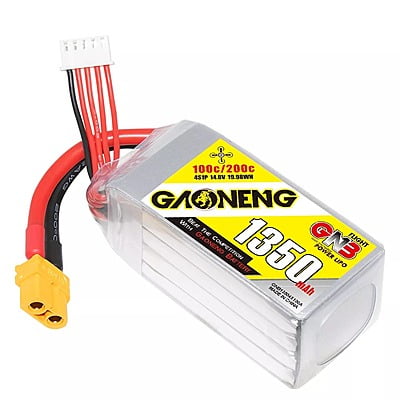 GNB 1350mAh 4S1P 14.8V 100C Lipo Battery GNB 1350mAh 4S1P 14.8V 100C Lipo Battery