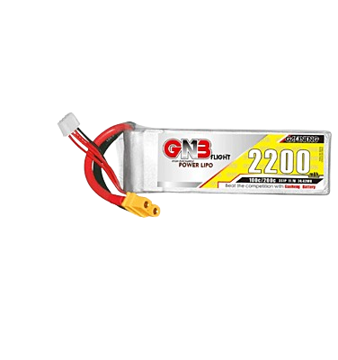 GNB 2200mAh 3S1P 11.1V 100C Lipo Battery