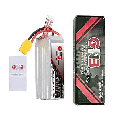 GNB 5000mAh 6S1P 22.2V 50C Lipo Battery GNB 5000mAh 6S1P 22.2V 50C Lipo Battery