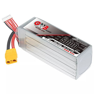 GNB 5000mAh 6S1P 22.2V 50C Lipo Battery GNB 5000mAh 6S1P 22.2V 50C Lipo Battery