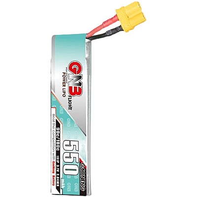GNB 550mAh 1S1P 3.7V 90C Lipo Battery GNB 550mAh 1S1P 3.7V 90C Lipo Battery