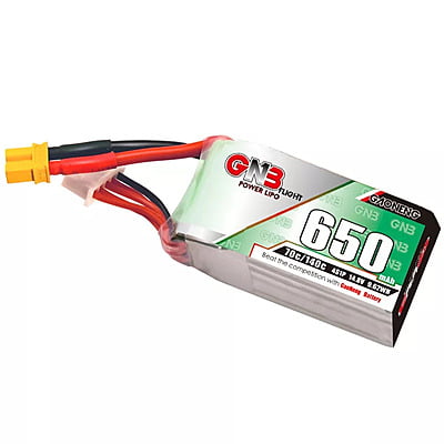 GNB 650mAh 4S1P 14.8V 70C Lipo Battery GNB 650mAh 4S1P 14.8V 70C Lipo Battery