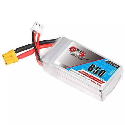 GNB 850mAh 2S1P 7.4V 80C Square Type Lipo Battery GNB 850mAh 2S1P 7.4V 80C Square Type Lipo Battery