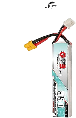 GNB 550mAh 2S1P 7.4V 90C Long Type Lipo Battery GNB 550mAh 2S1P 7.4V 90C Long Type Lipo Battery