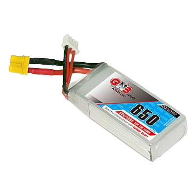 GNB 650mAh 2S1P 7.4V 80C Square Type Lipo Battery GNB 650mAh 2S1P 7.4V 80C Square Type Lipo Battery