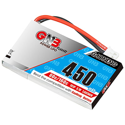 GNB-450MAH 1S1P 3.7V 80C  LIPO BATTERY