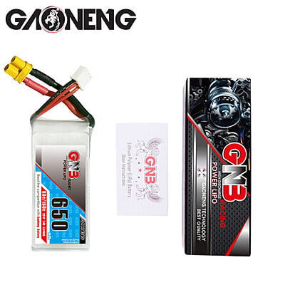 GNB-650MAH 2S1P 7.4V 80C LIPO BATTERY GNB-650MAH 2S1P 7.4V 80C LIPO BATTERY
