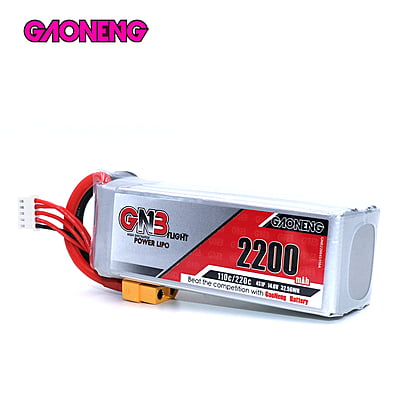 GNB-2200MAH 4S1P 14.8V 110C LIPO BATTERY GNB-2200MAH 4S1P 14.8V 110C LIPO BATTERY