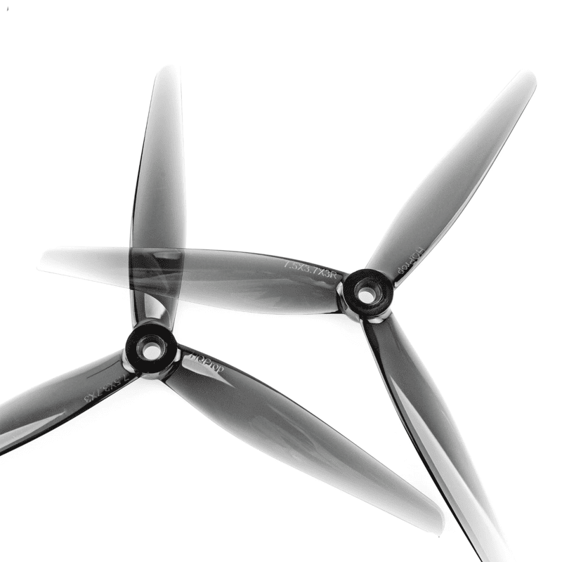 HQ PROP 7.5X3.7X3 Light Grey (2CW+2CCW) Poly Carbonate Propeller