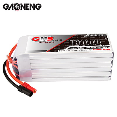 GNB-16000MAH 6S1P 22.2V 25C LIPO BATTERY GNB-16000MAH 6S1P 22.2V 25C LIPO BATTERY