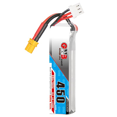 GNB-450MAH 2S1P 7.4V 80C LIPO BATTERY GNB-450MAH 2S1P 7.4V 80C LIPO BATTERY