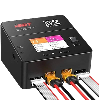 ISDT D2 Mark II Dual Channel 200W Smart Battery Charger ISDT D2 Mark II Dual Channel 200W Smart Battery Charger