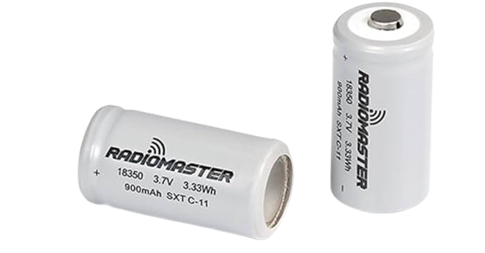 RADIOMASTER-18350 900MAH LI-ION BATTERY (2 PAIR) RADIOMASTER-18350 900MAH LI-ION BATTERY (2 PAIR)