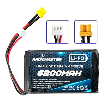 RADIOMASTER 6200MAH 2S LI-ION Battery RADIOMASTER 6200MAH 2S LI-ION Battery